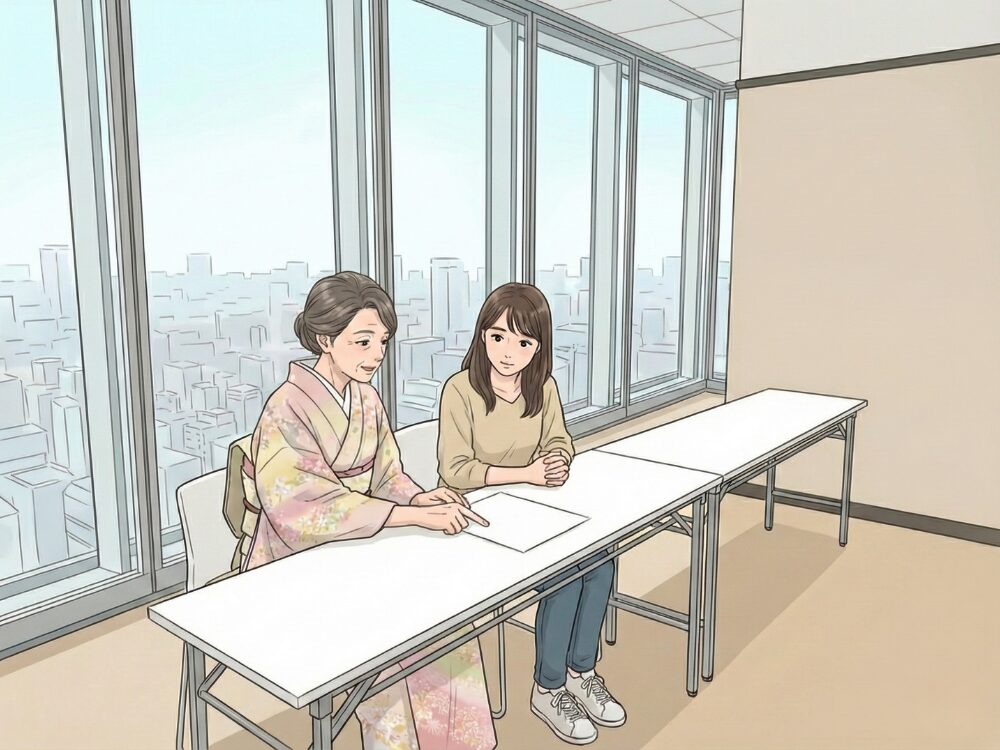 初級コースの説明イメージイラスト