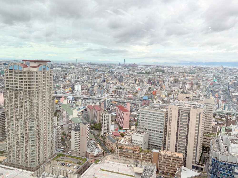 教室内の窓からの眺め