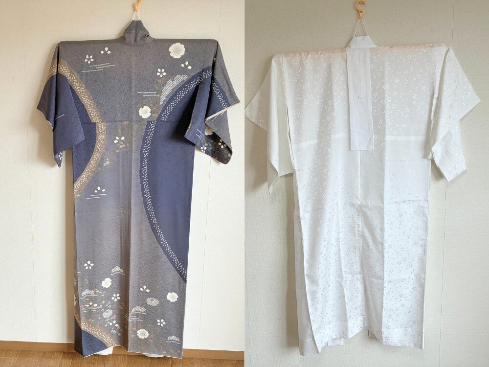 レンタルした着物と長襦袢